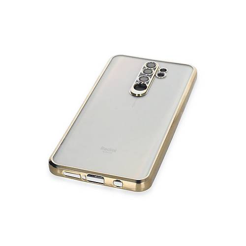 Redmi Note 8 Pro K�l�f Razer Lensli Silikon - Gold