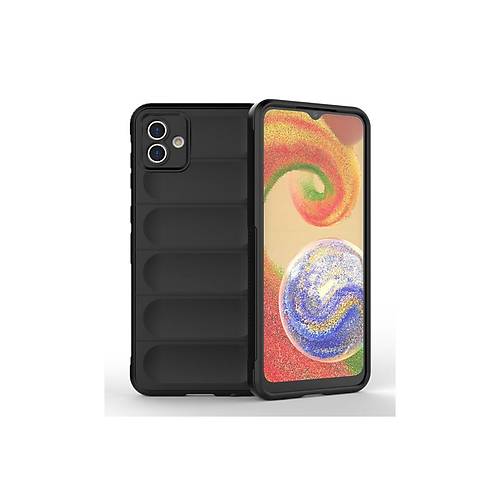Galaxy A04E K�l�f Optimum Silikon - Siyah