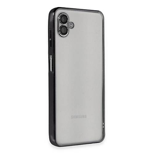 Galaxy A04 K�l�f Razer Lensli Silikon - Siyah