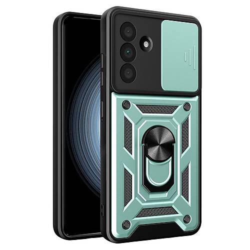 Galaxy A37 5G Pars Lens Y�z�kl� Silikon - Ye�il