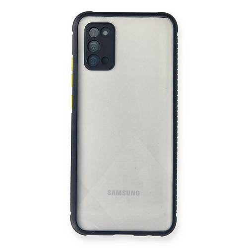 Galaxy A02S K�l�f Miami �effaf Silikon - Lacivert