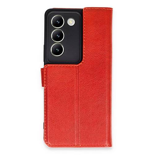 V30 Lite 4G K�l�f Trend S Plus Kapakl� K�l�f - K�rm�z�