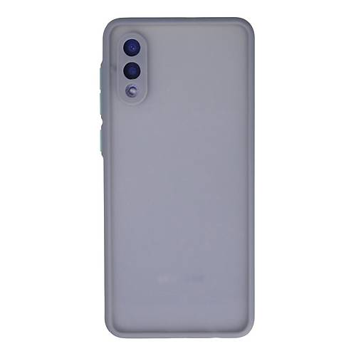 Galaxy A02 K�l�f Montreal Silikon Kapak - Gri