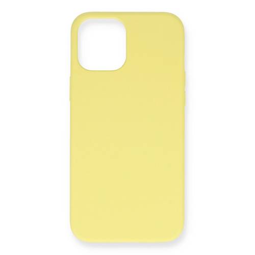 iPhone 12 K�l�f Nano i�i Kadife Silikon- Sar�