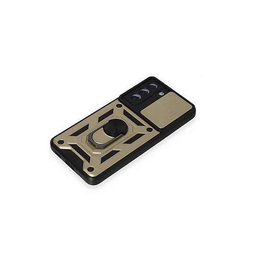 Galaxy S21 FE K�l�f Pars Lens Y�z�kl� Silikon - Gold