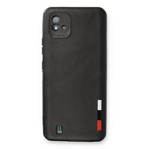 Realme C11 2021 K�l�f Loop Deri Silikon - Siyah