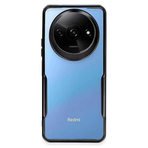 Redmi A3 4G K�l�f Boyi Silikon Kapak - Siyah