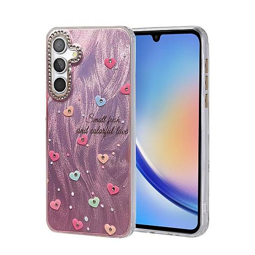 Galaxy A34 5G K�l�f Blade Aynal� Desenli Kapak - Desen 8