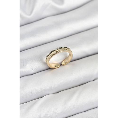 Pirin� Gold Renk S�ral� Zirkon Ta�l� Kutup Y�ld�z� Model Kad�n Y�z�k