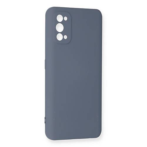 Realme 7 Pro K�l�f Nano i�i Kadife Silikon - Gri