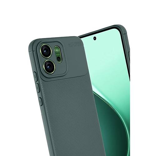 Reno 14F Auto Focus Karbon Kapak - Koyu Ye�il