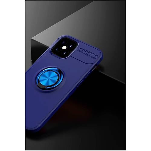 iPhone 12 Mini K�l�f Range Y�z�kl� Silikon - Mavi