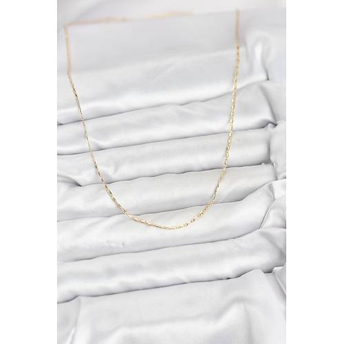 CM 14K Gold Renk Kesme Model 60 cm Kad�n Kolye