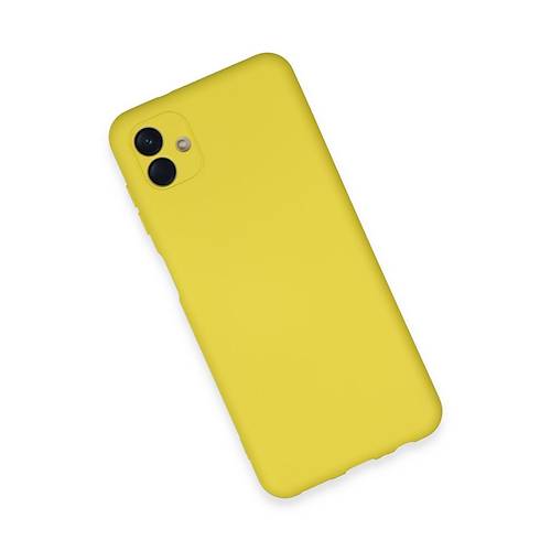 Galaxy A04E K�l�f Nano i�i Kadife Silikon - Sar�