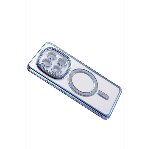 Redmi Note 15 Pro Plus 5G Joke Simli Magneticsafe K�l�f - Mavi