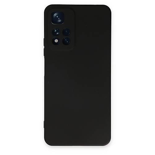 Redmi Note 11 Pro Plus 5G K�l�f Nano i�i Kadife Silikon - Siyah