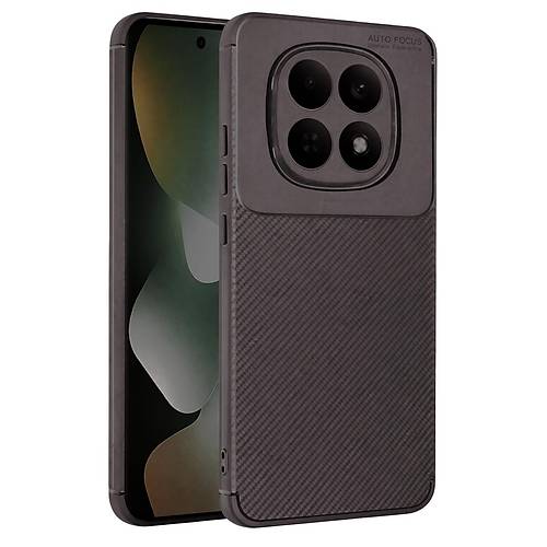 Redmi Note 15 Pro 5G Auto Focus Karbon Kapak - Gri