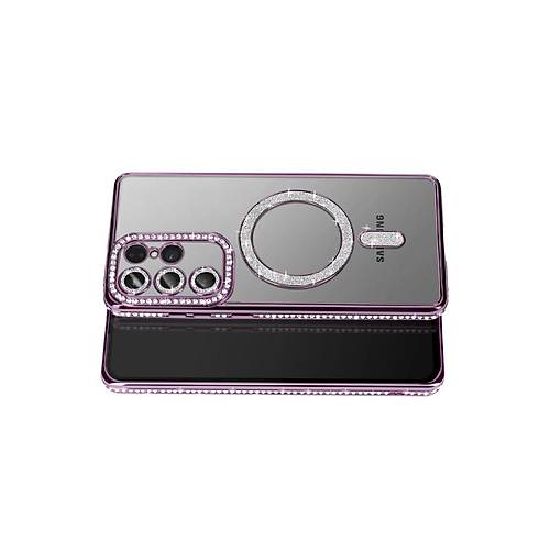 Galaxy S26 Ultra Joke Simli Magneticsafe K�l�f - Derin Mor