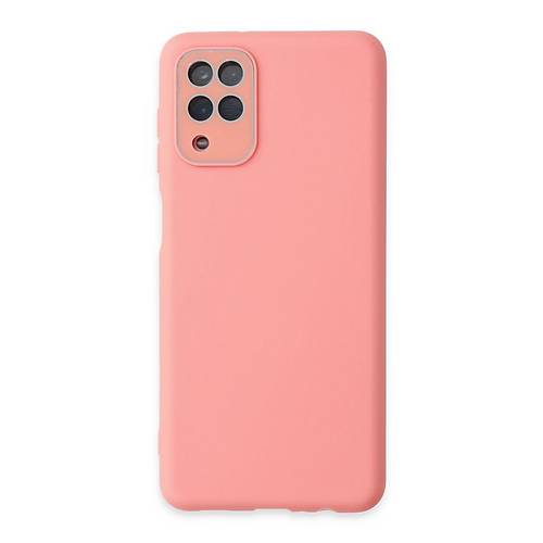 Galaxy A22 K�l�f Lansman Glass Kapak - Pembe