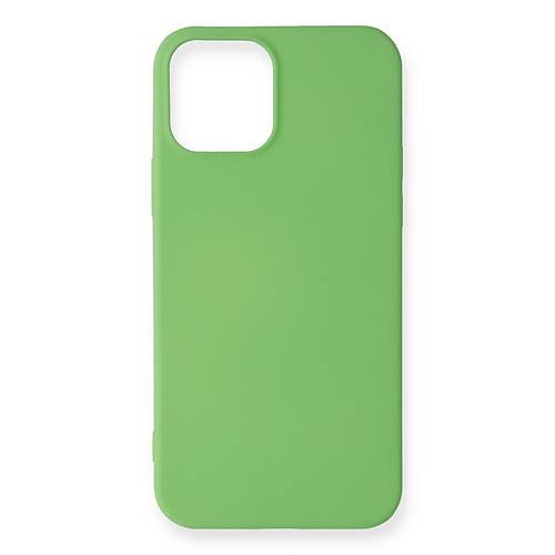 iPhone 12 Mini K�l�f First Silikon - Ye�il