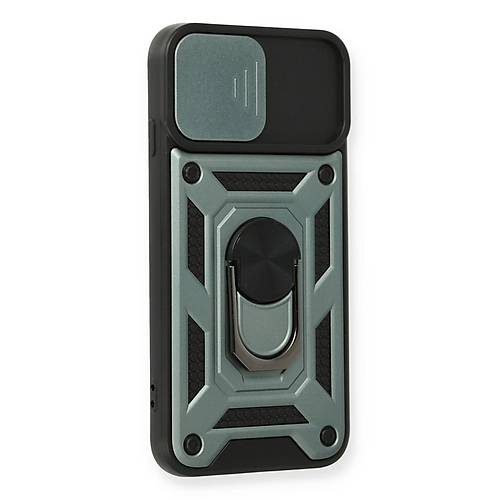 iPhone 7 K�l�f Pars Lens Y�z�kl� Silikon - Ye�il