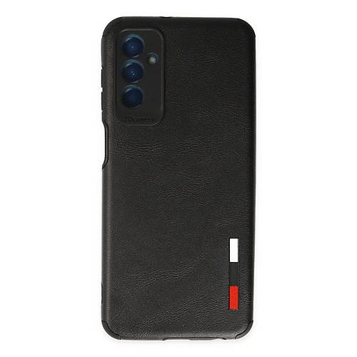 Galaxy M13 K�l�f Loop Deri Silikon - Siyah