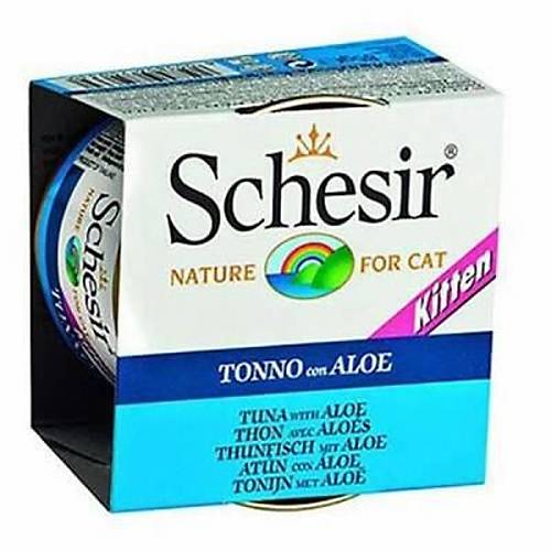Ton Bal�kl� ve Aloe Veral� Yavru Kedi Konservesi 6 Adet 85 Gr