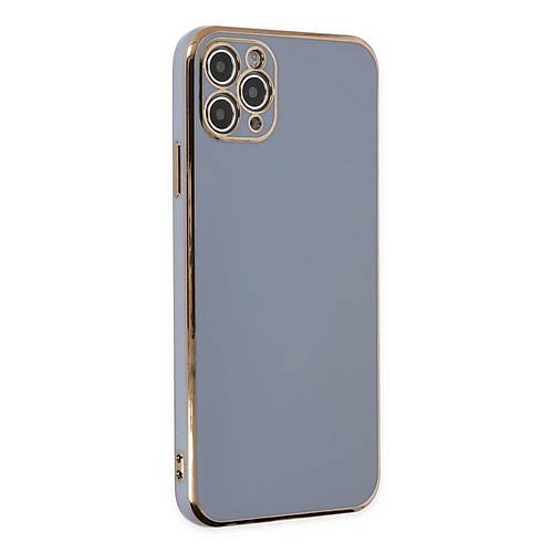 iPhone 11 Pro Max K�l�f Volet Silikon - Mavi
