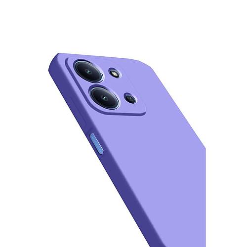 Redmi 15C 4G Nano i�i Kadife Silikon - Lila