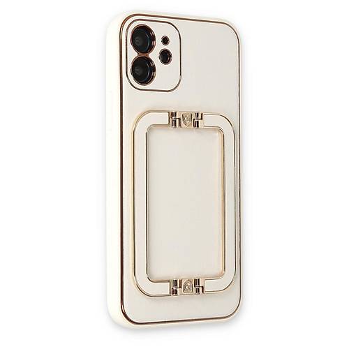 iPhone 12 K�l�f Coco Elit Kapak - Beyaz