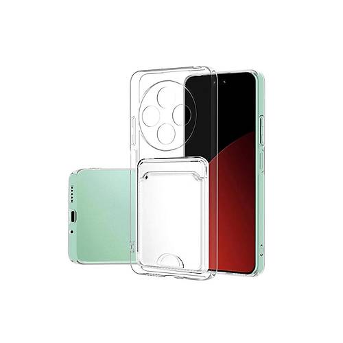 Redmi 14C K�l�f Kart �effaf Silikon - �effaf