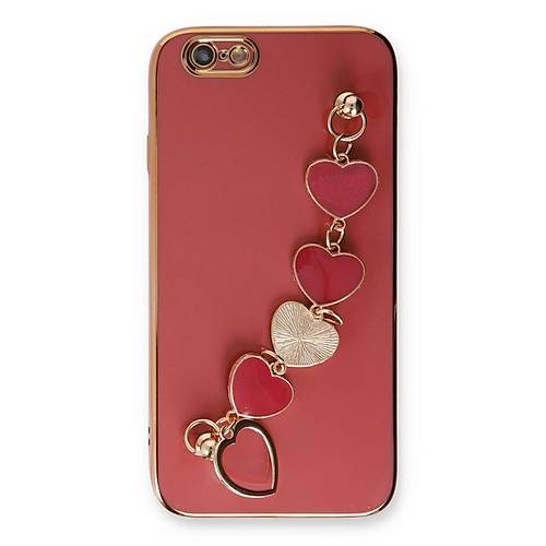 iPhone 6 K�l�f Esila Silikon - K�rm�z�