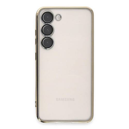 Galaxy S23 Plus K�l�f Razer Lensli Silikon - Gold