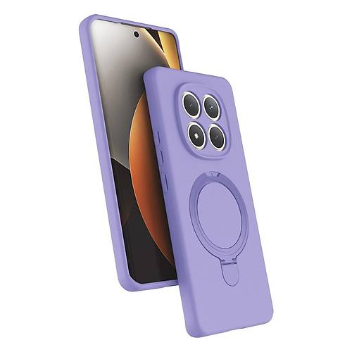 Redmi Note 15 Pro 5G Regal Magsafe Standl� Kapak - Lila