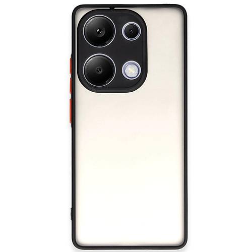 Redmi Note 13 Pro 4G K�l�f Montreal Silikon Kapak - Siyah