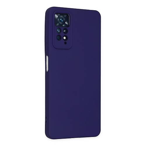 Redmi Note 11 Pro K�l�f Nano i�i Kadife Silikon - Mor