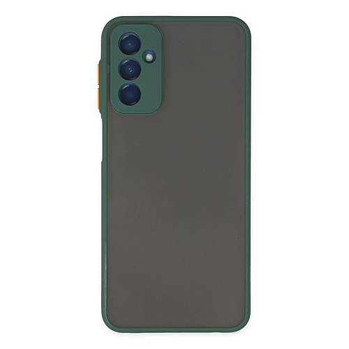 Galaxy M13 K�l�f Montreal Silikon Kapak - Ye�il