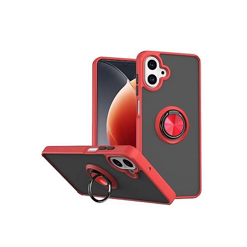 Galaxy A07 4G Montreal Y�z�kl� Silikon Kapak - K�rm�z�