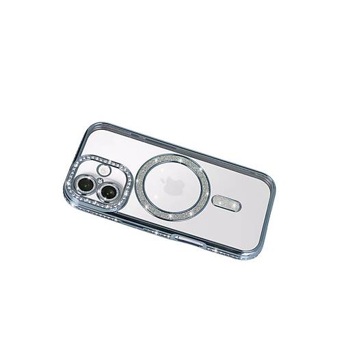 iPhone 17 Joke Simli Magneticsafe K�l�f - Mavi