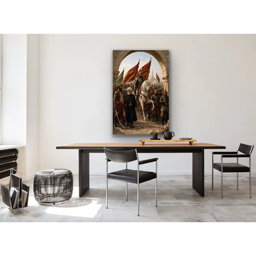 Fatih Sultan Mehmet �stanbul'un Fethi Kanvas Tablo 40X60 CM