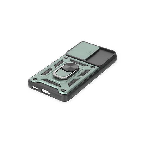 Galaxy S24 K�l�f Pars Lens Y�z�kl� Silikon - Ye�il
