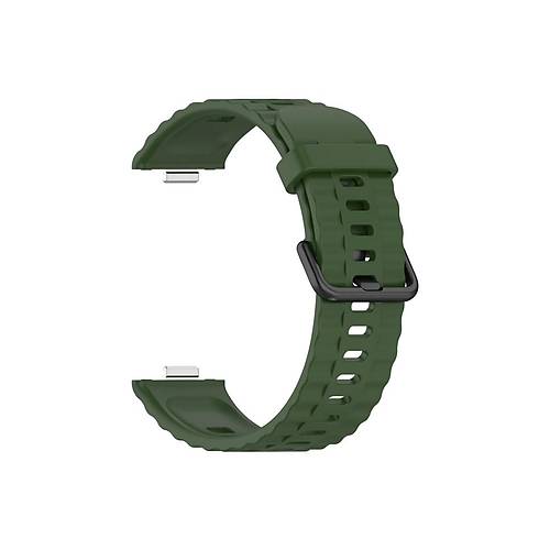 Watch Fit 3 Klasik Kordon - Koyu Ye�il