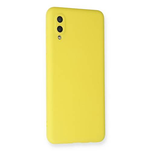 Galaxy A02 K�l�f Nano i�i Kadife Silikon - Sar�