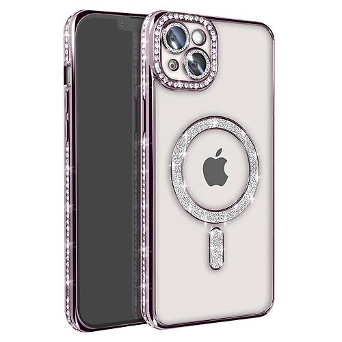 iPhone 15 K�l�f Joke Simli Magneticsafe K�l�f - Derin Mor