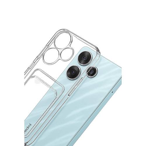 Redmi 13 4G K�l�f Kart �effaf Silikon - �effaf