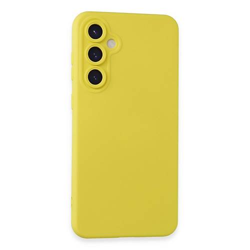 Galaxy S24 K�l�f Nano i�i Kadife Silikon - Sar�