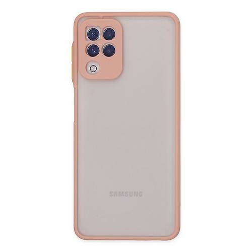Galaxy A22 K�l�f Montreal Silikon Kapak - Pembe