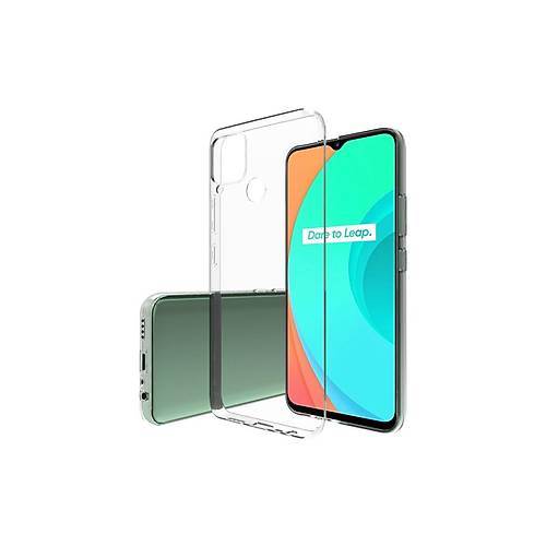 Realme C15 K�l�f L�x �effaf Silikon