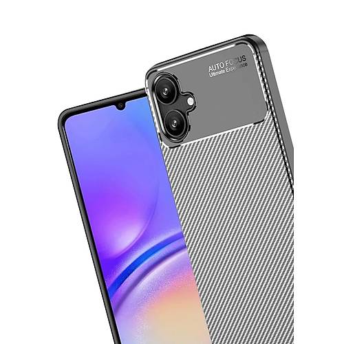 Galaxy A06 K�l�f Auto Focus Karbon Kapak - Gri