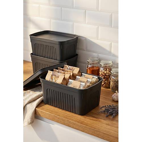 F�me 2'Li 8 LT �nit Saklama Kutusu & �ok Ama�l� Mutfak Ve Kiler D�zenleyici Organizer